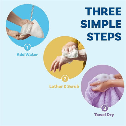 Rinse-Free Bath Sponges