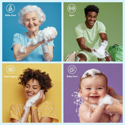 Rinse-Free Bath Sponges